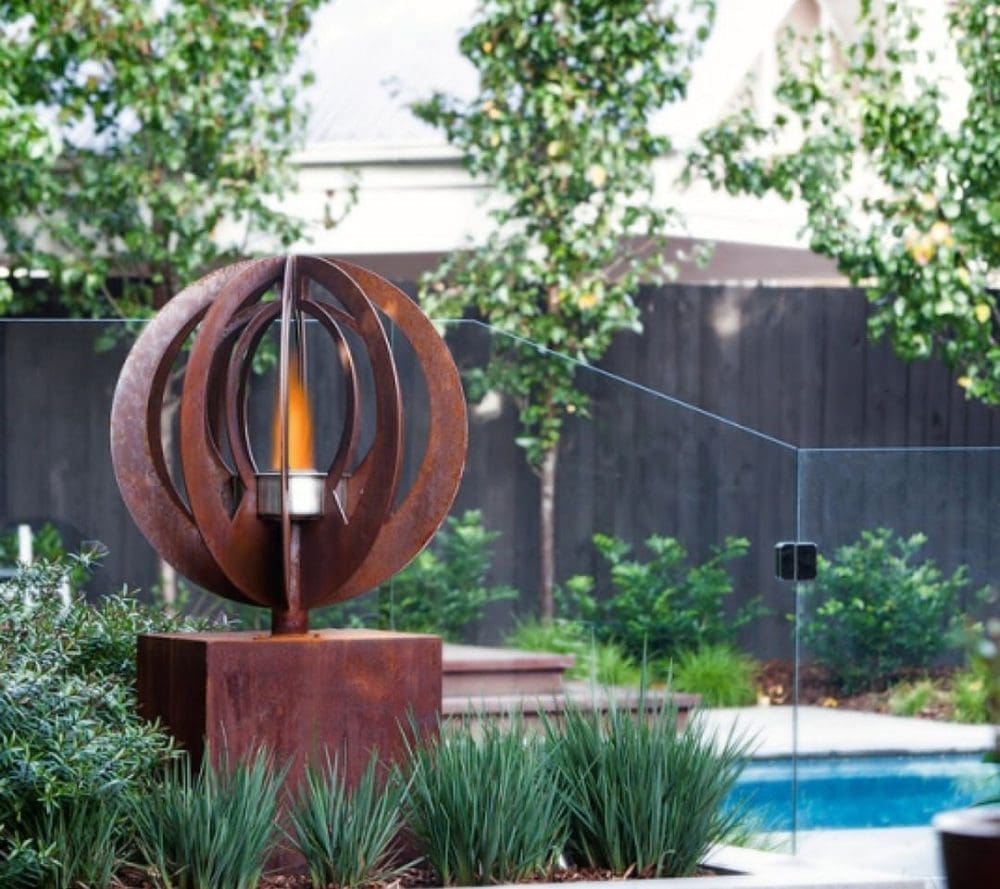 Work of art fire pit