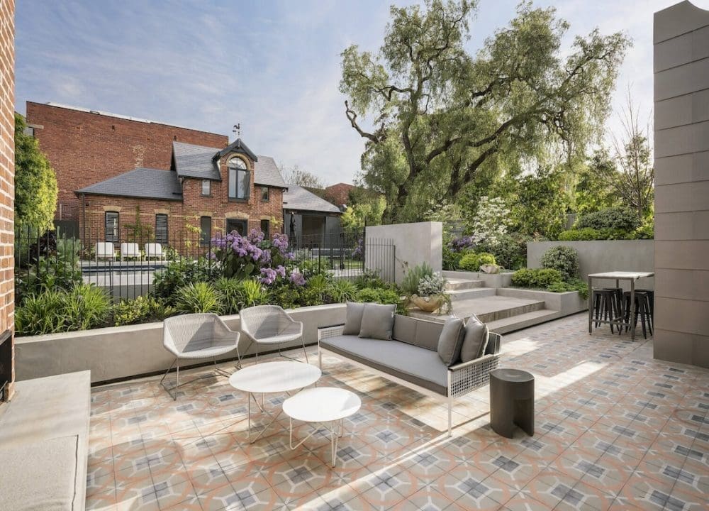 Outdoor patio design