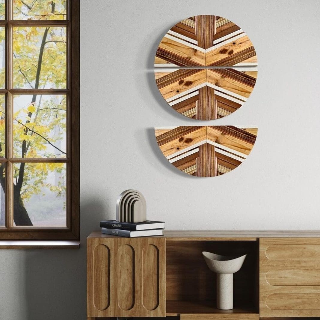 The intricate wood mosaic art from Studio Sarai | Style Curator
