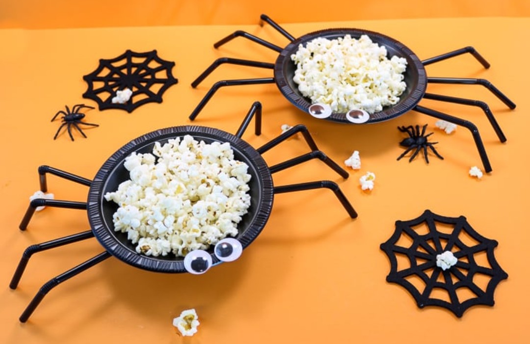 Spider treat bowls Halloween