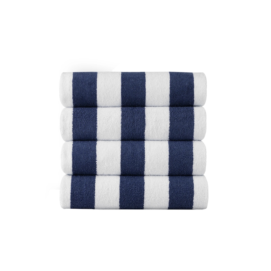 Stack of blue towels