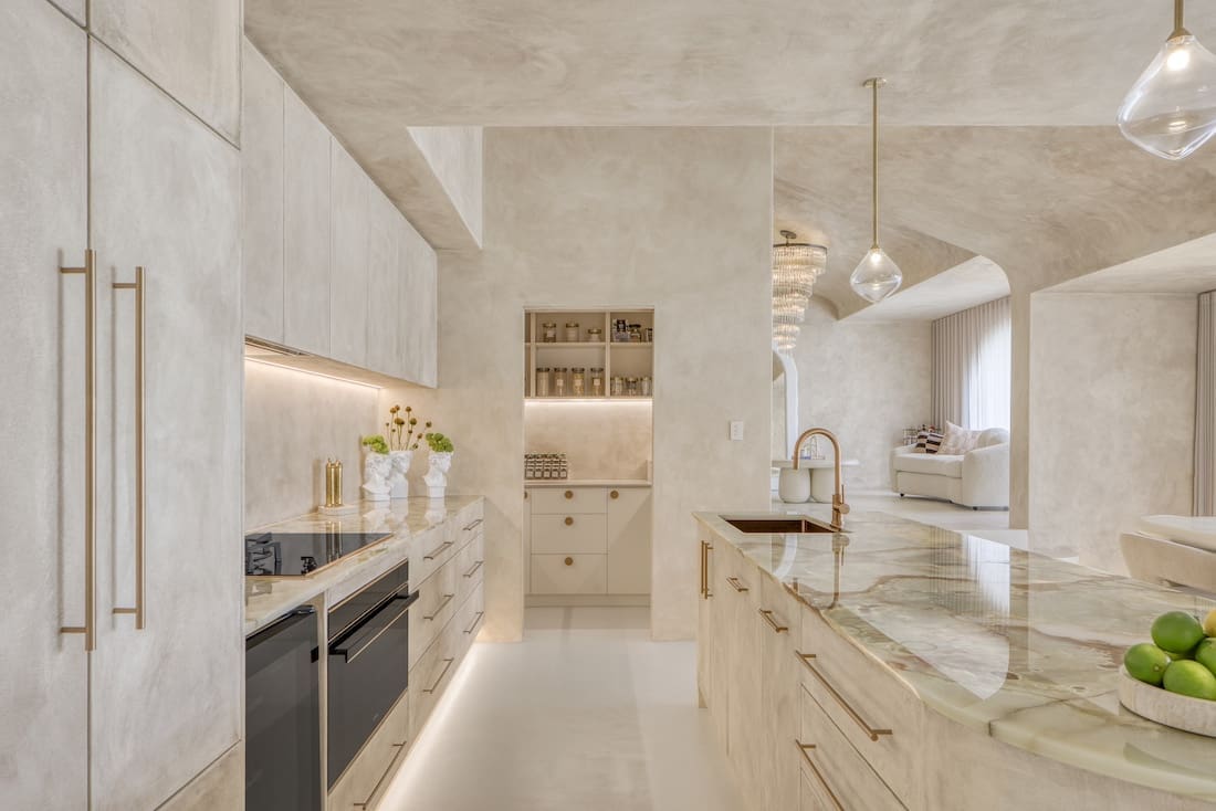 Kitchen into pantry in Ruin X house