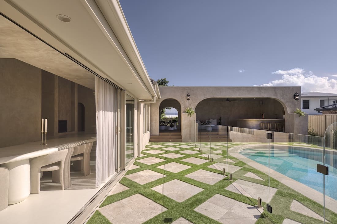 Pool at Ruin X house