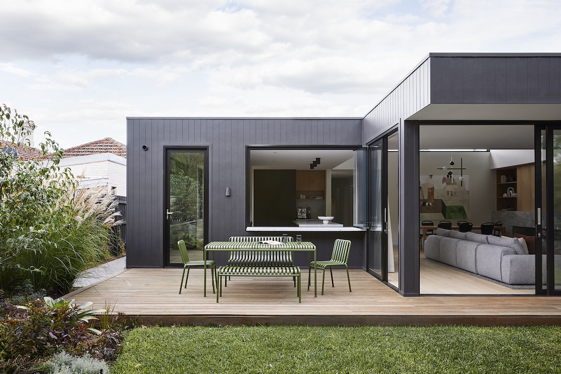 Exterior deck of Elsternwick House