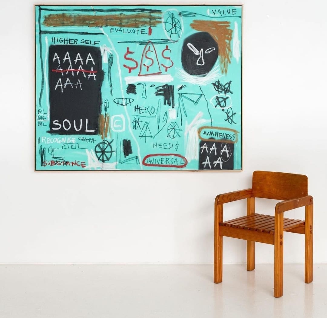 Aqua neo-expressionism art by Musonga Mbogo
