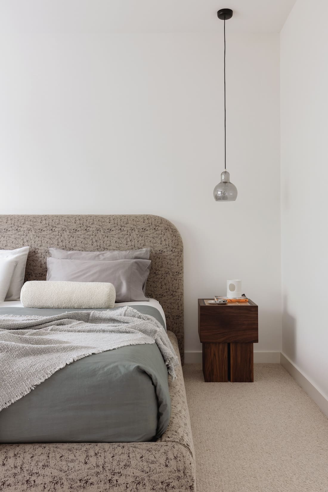 Bedroom after the makeover in this Mount Martha home by Studio Esar