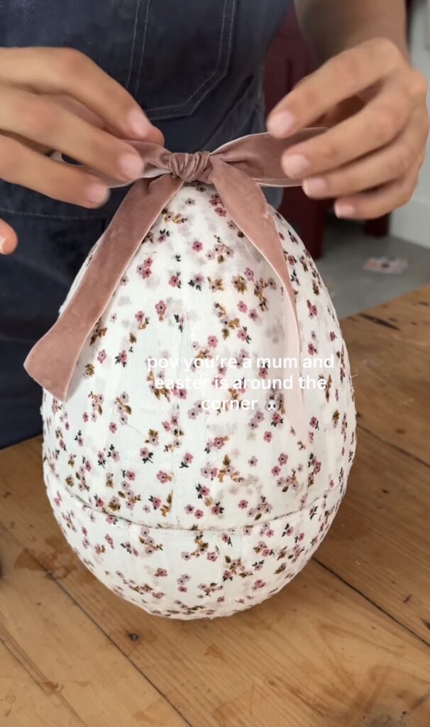 Easter egg craft project for children