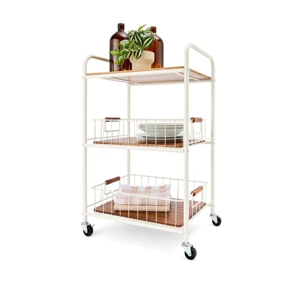 Kitchen cart on wheels from Kmart