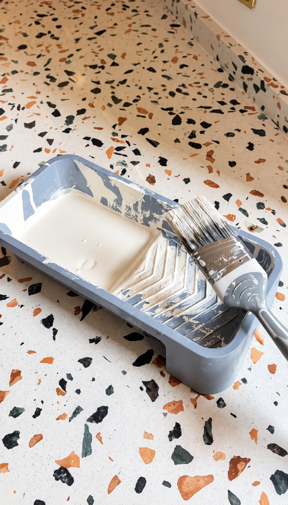Terrazzo Floor Painting Setup