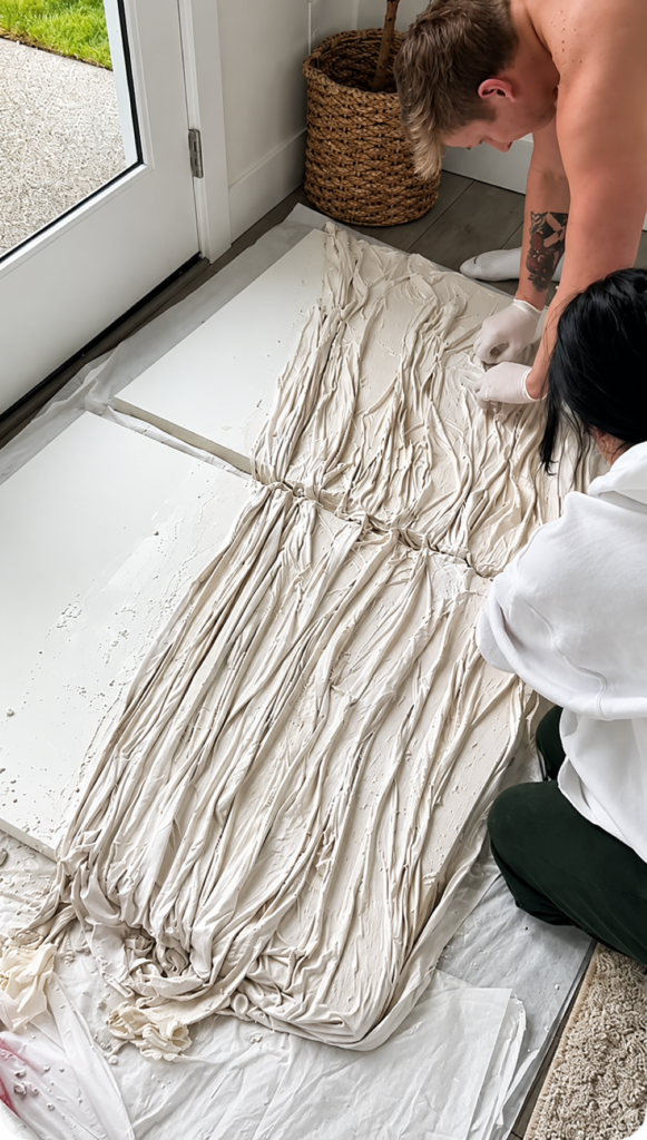 Textured Plaster Panel DIY Project