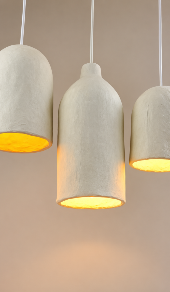 Warm Minimalist Pendant Trio