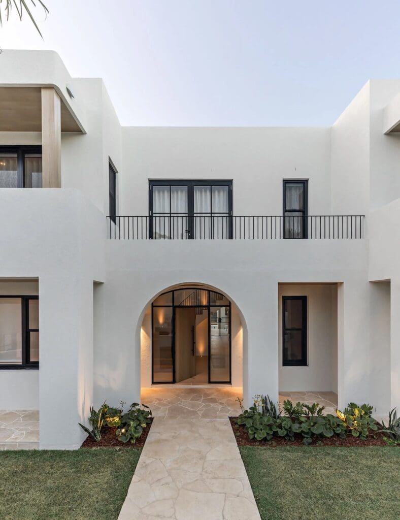 Front door and entry of The Stables Burraneer House