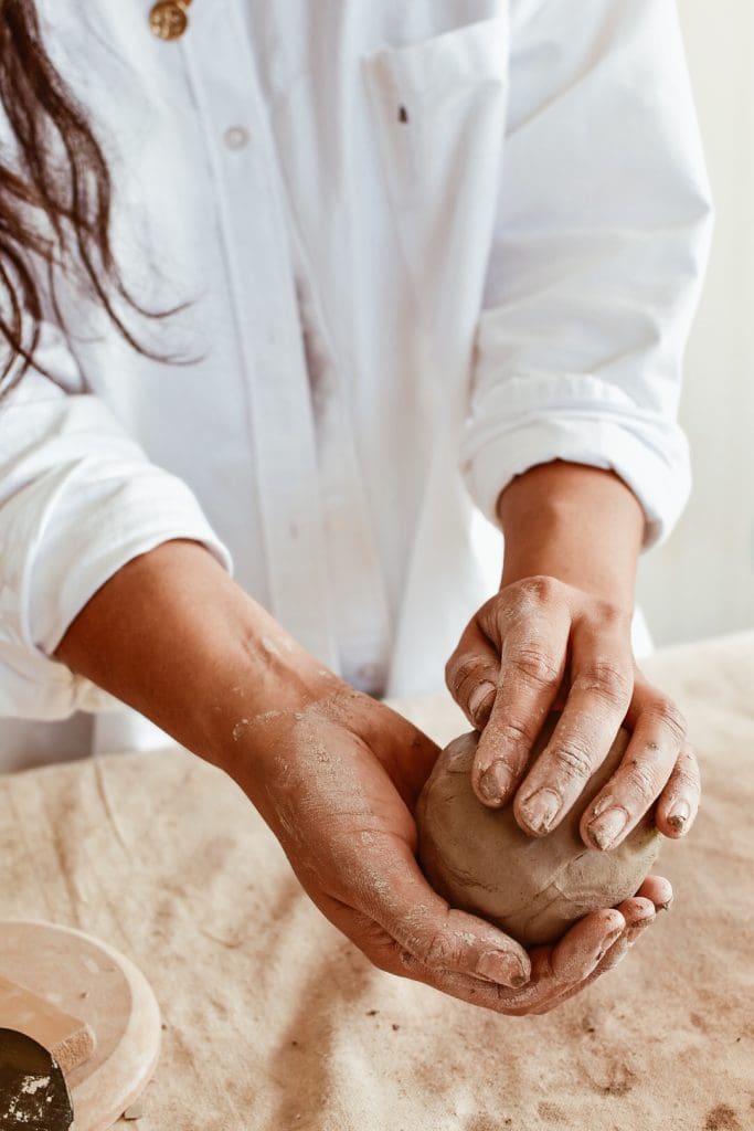 Clayhead Ceramics working with clay