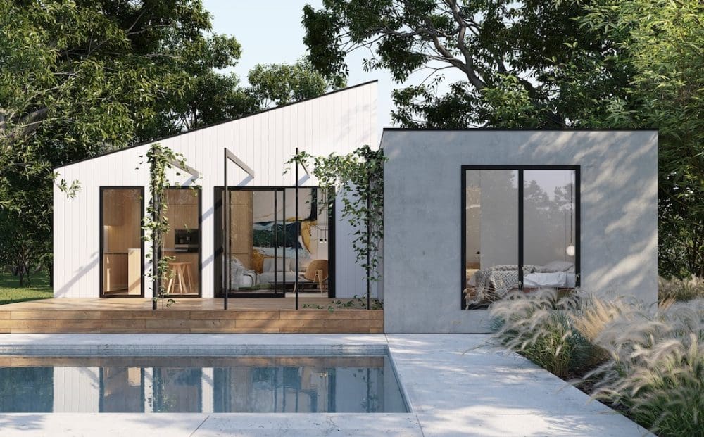 Architectural garden studio