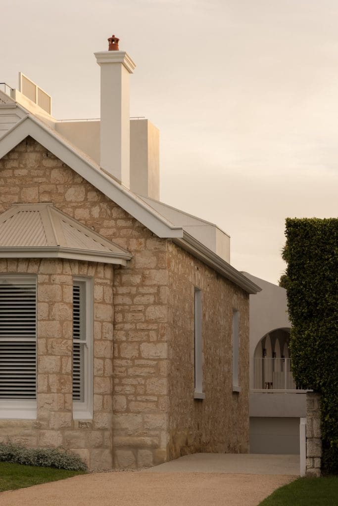 Limestone exterior of Coastal Alchemy by The Stylesmiths