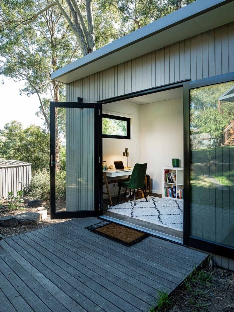 Green backyard granny flat