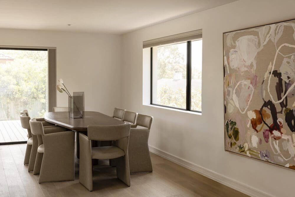 Dining area at Deakin Home