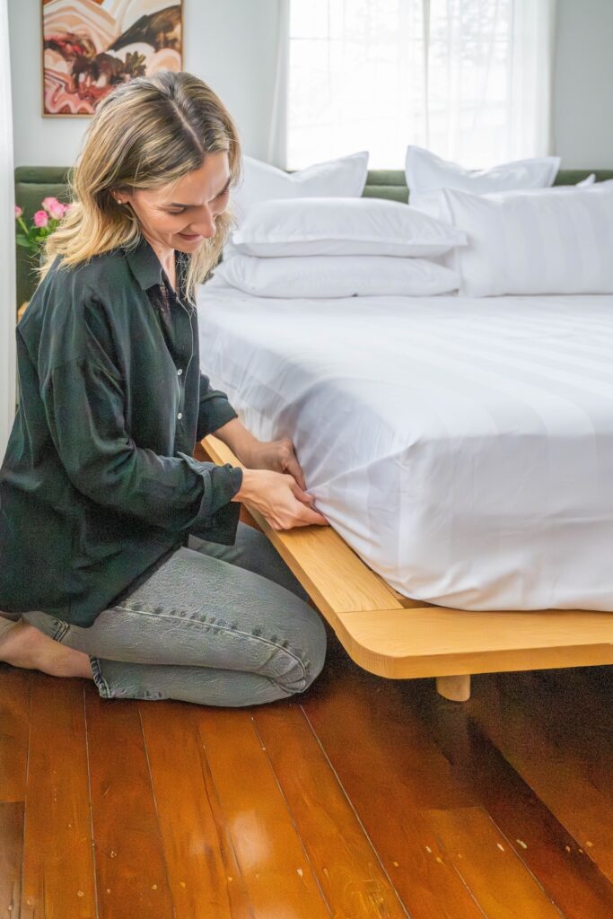 Hospital fold flat sheets