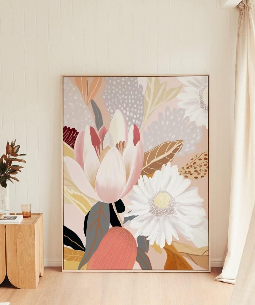 Haven Prints large floral artwork
