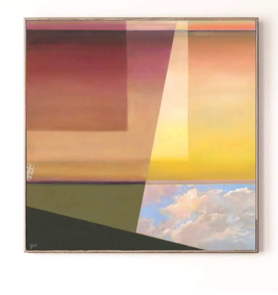 Sunset cloud artwork by Georgie Wilson
