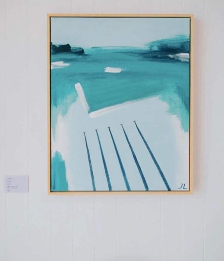 Icebergs artwork by Jennifer Lia