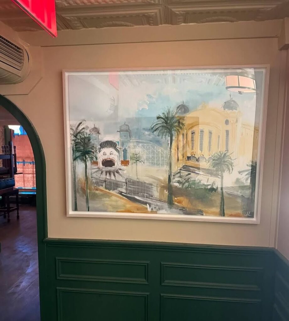 Artwork in Old Mates Pub NYC