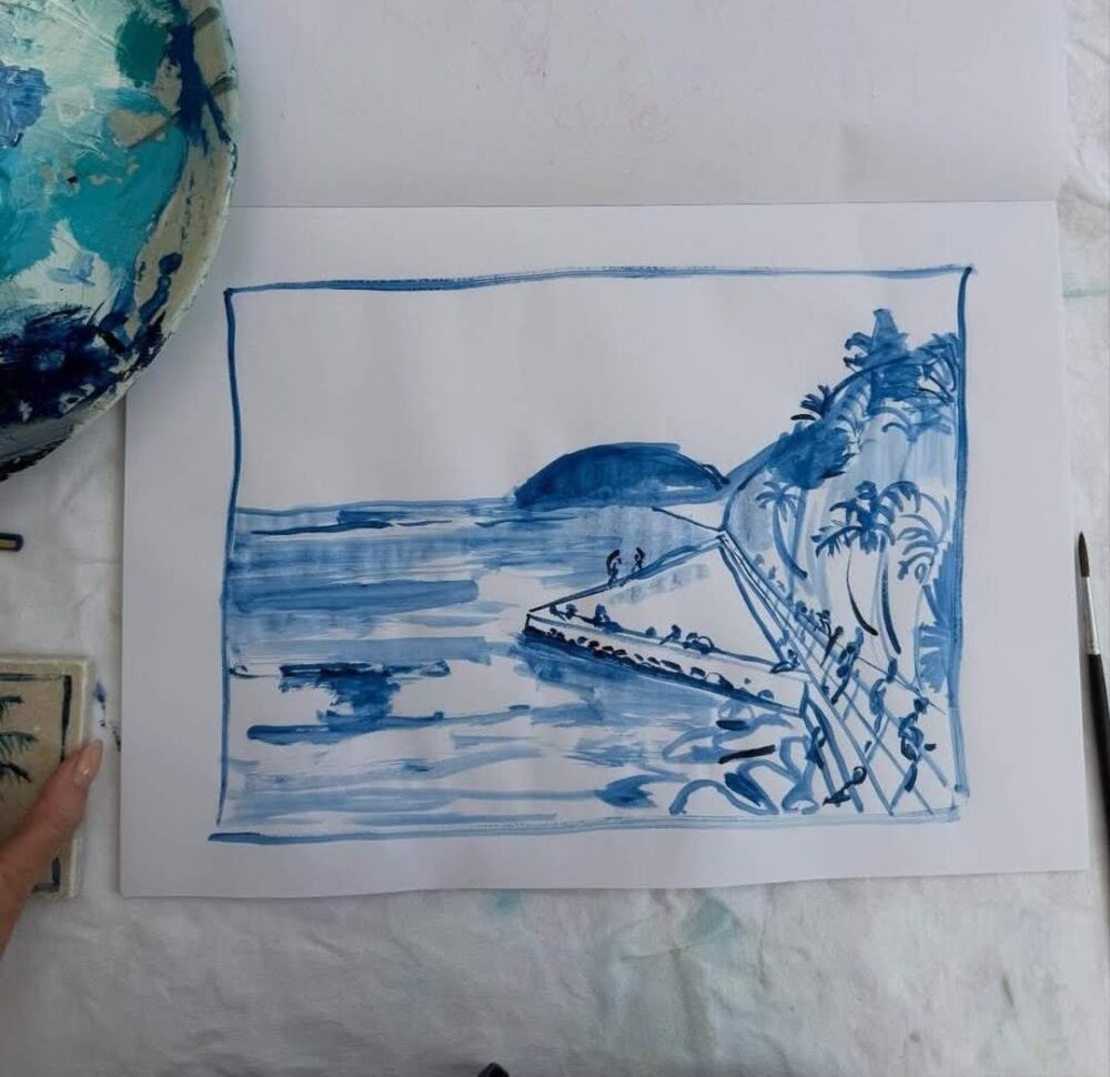 Artwork in fabric by Jennifer Lia