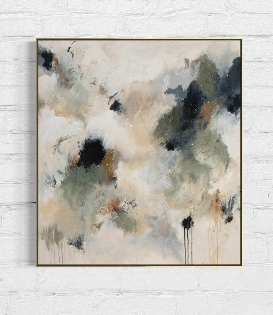 Large abstract artwork from Karin Cutler