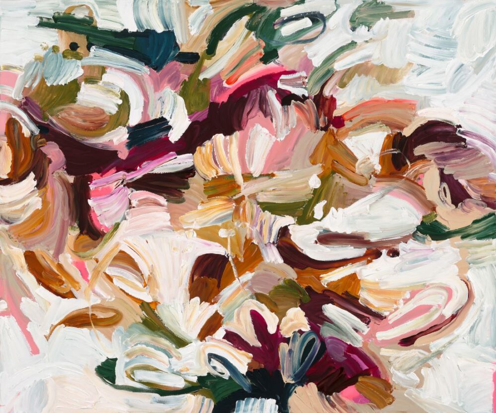 Expressive abstract painting by Shayle Flesser