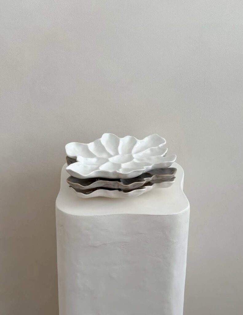 Michelle Morton stack of platters