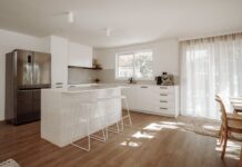 Small budget, big impact: A kitchen renovation that cost just $12k Spacious contemporary white kitchen interior