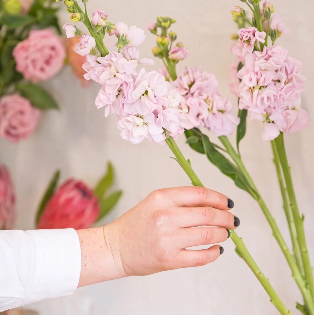 Pink florals by Fig & Boom