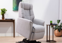 Future-proofing your home with stylish power lift chairs La-Z-Boy Prescott Lift Chair in Living Room Setting