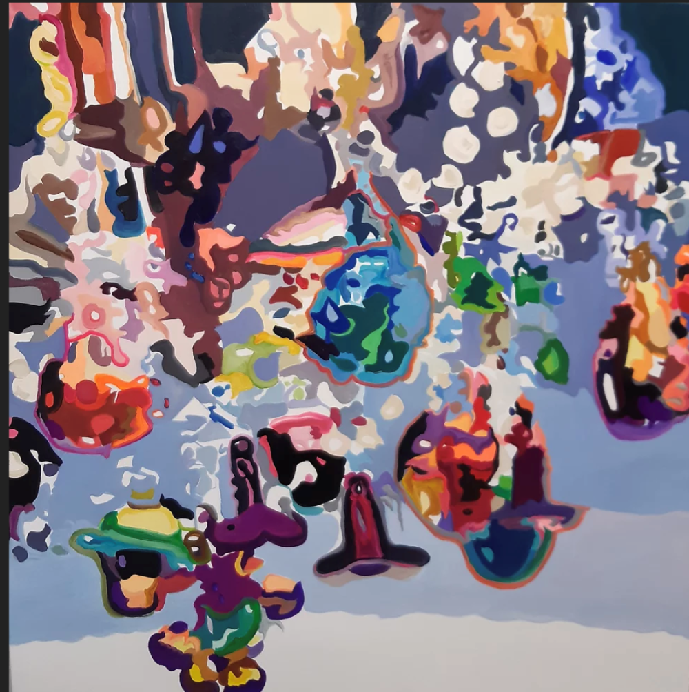 Murano glass inspired abstract artwork by Jennifer Gabbay