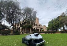 Is robot lawn mowing the future? My first look at the GOKO M6 Australian launch GOKO M6 robot lawn mower on a large garden lawn