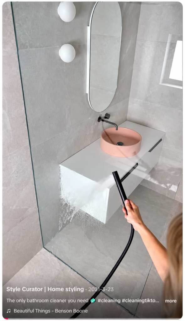 Minimalist Bathroom Steam Clean